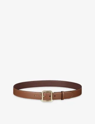 CARTIER Santos Reversible Leather Belt detail 3