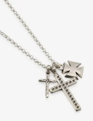 TWOJEYS Multi Cross Sterling-Silver Necklace in SILVER, additional product view 3