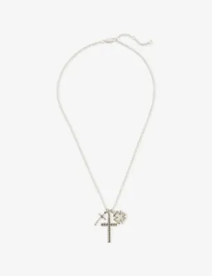 TWOJEYS Multi Cross Sterling-Silver Necklace in SILVER – Mens | Jewellery | Necklaces