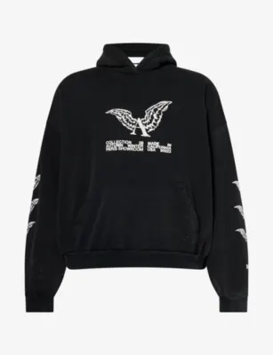 ALEXANDER DIGENOVA Showroom Graphic-Print Cotton Hoody