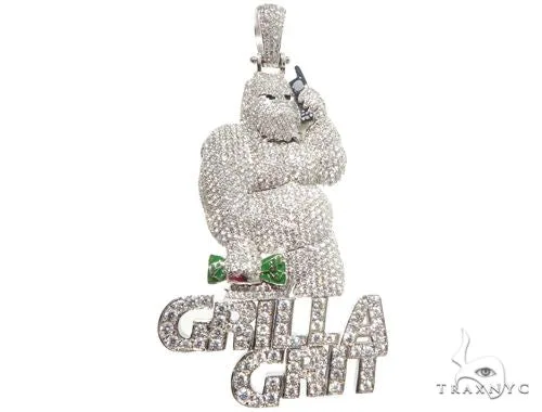 RINA - For Him CUSTOM Custom Diamond Pendant 64184 in Rose Gold – Pendant