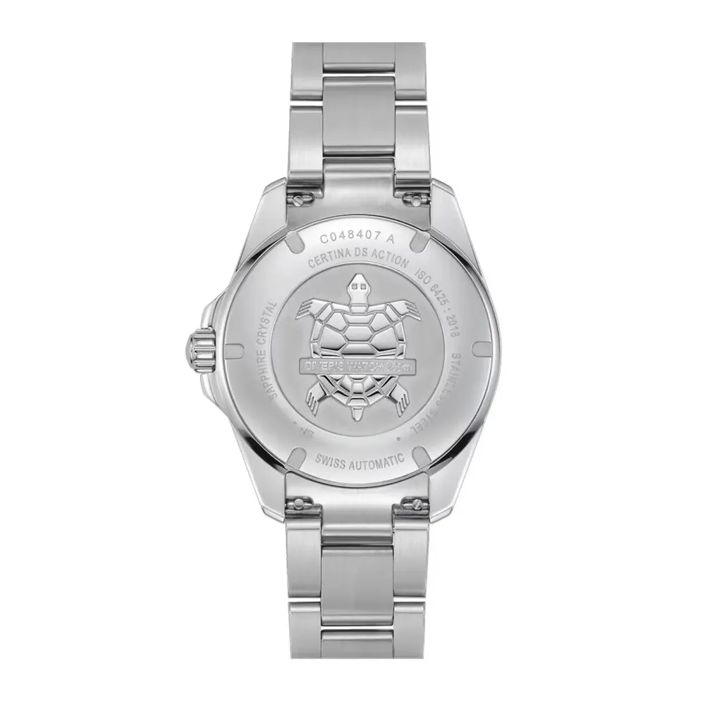 Certina DS Action Diver 40.5mm Unisex Watch in White, additional product view 2