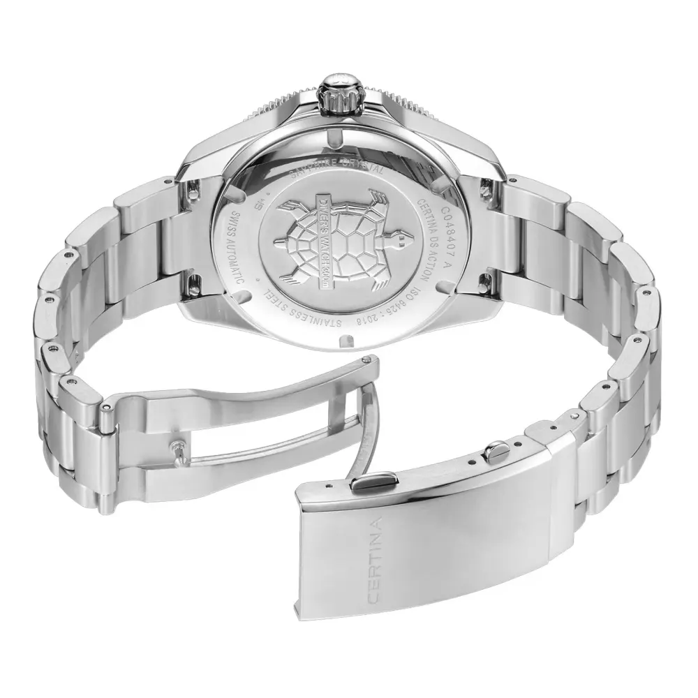 Certina DS Action Diver 40.5mm Unisex Watch in White, additional product view 3