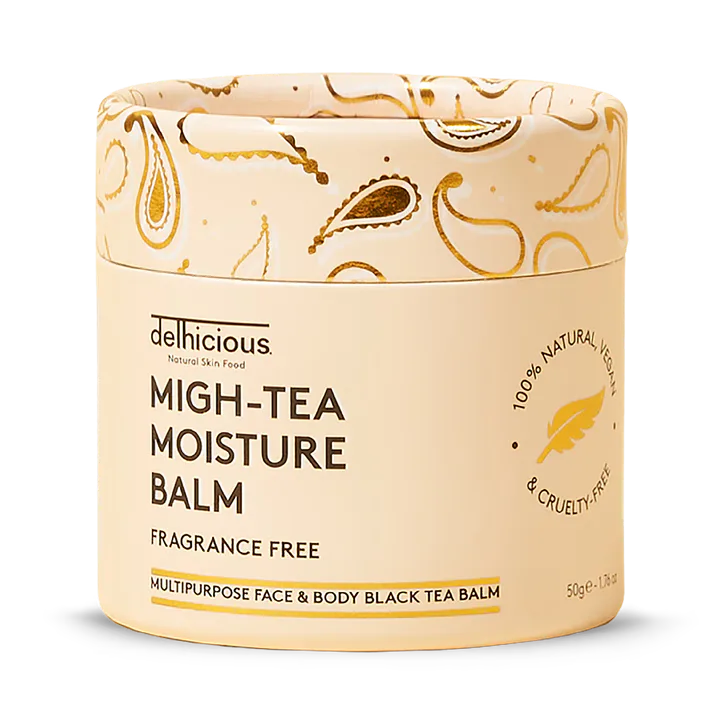 Delhicious Migh-Tea Moisture Skin Recovery Balm - Fragrance Free 50g