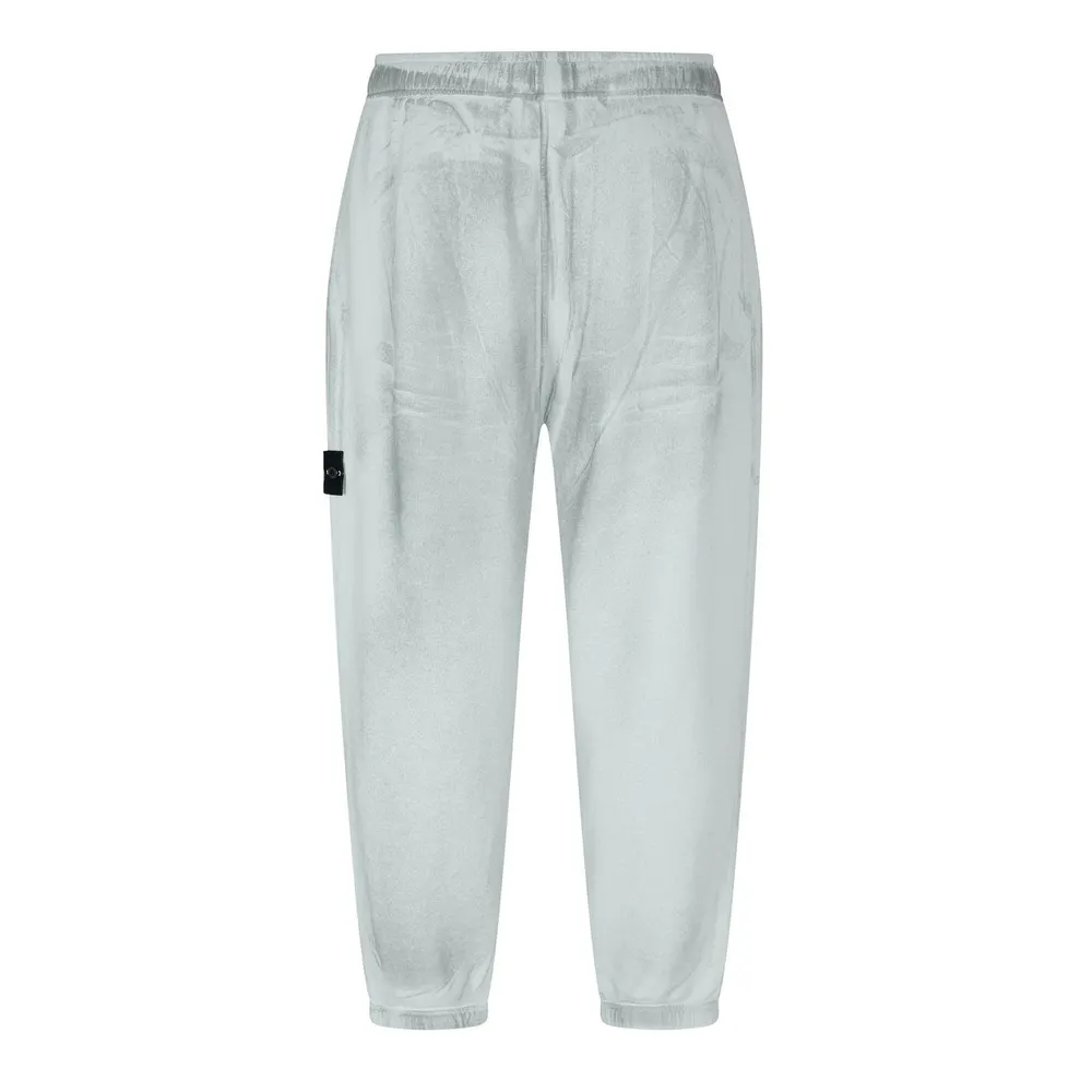 Stone Island Men's Reflect Closed Hem Fleece Joggers detail 2