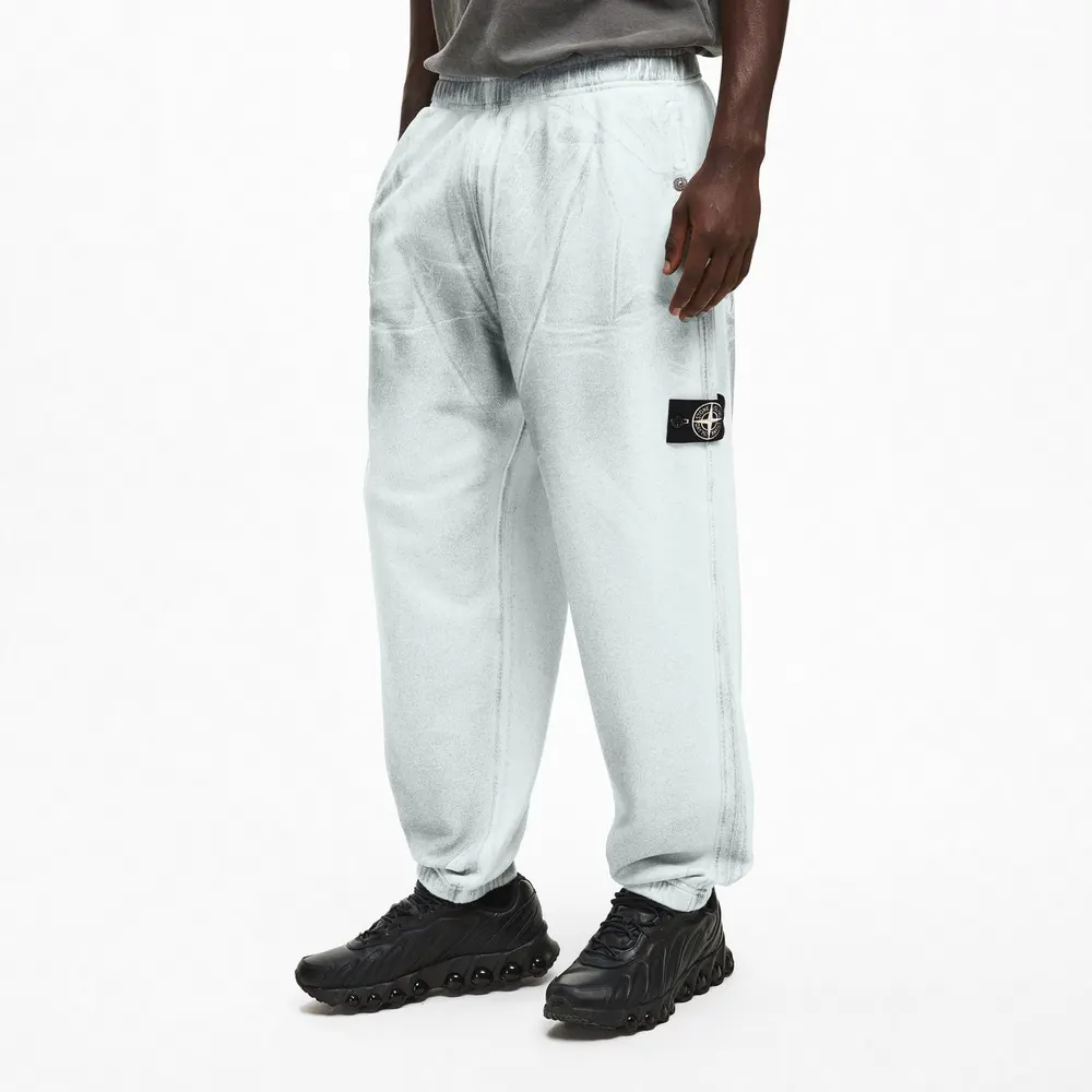 Stone Island Men's Reflect Closed Hem Fleece Joggers detail 3