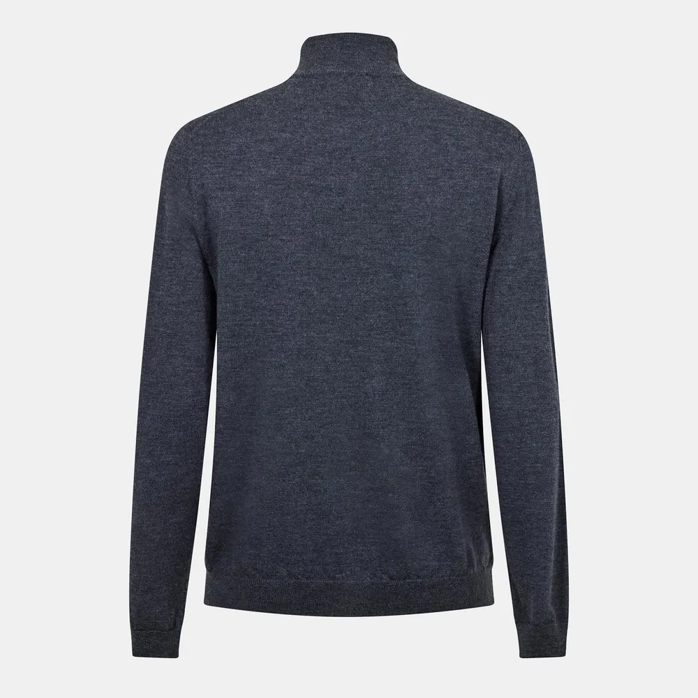 Boss Mens BOSS wool Full Zip Sweatshirt detail 2