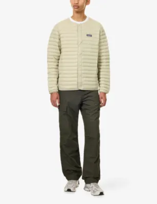 PATAGONIA Logo-Patch Crewneck Padded Jacket detail 2