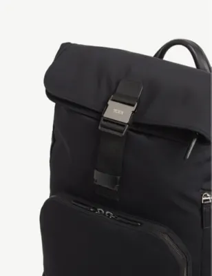 TUMI Osborn roll-top nylon backpack detail 3