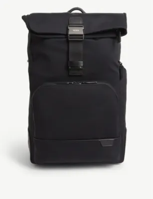 TUMI Osborn roll-top nylon backpack