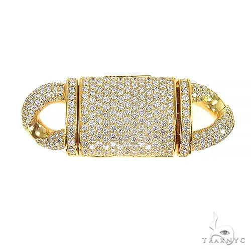 AHMED - MOON JEWELRY 14K Gold Miami Cuban Diamond Lock 66953 in Rose – Lock