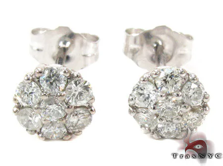 RINA - For Him FACTORY Cluster Diamond Stud Earrings 27875 in Rose Gold – Earrings