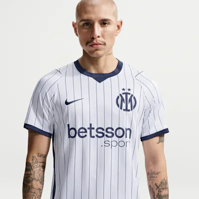 Nike Inter Milan 2026/27 Stadium Away Men's Nike Dri-FIT Football Replica Shirt - White/Blue Void/Blue Void