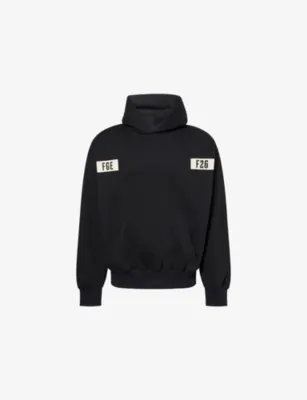 FEAR OF GOD ESSENTIALS Logo-Patch 90's Cotton-Jersey Hoody