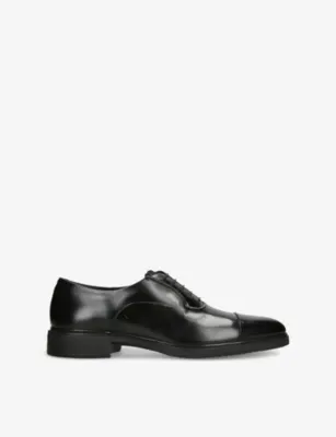 SANTONI Easy Leather Oxford Shoes - EUR 43.5 / 9.5 UK MEN in BLACK – Mens | Smart shoes | Oxford shoes