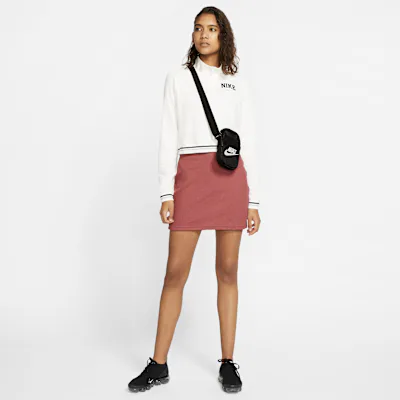 Nike Heritage Cross-Body Bag (Small, 1L) - Black/Black/White