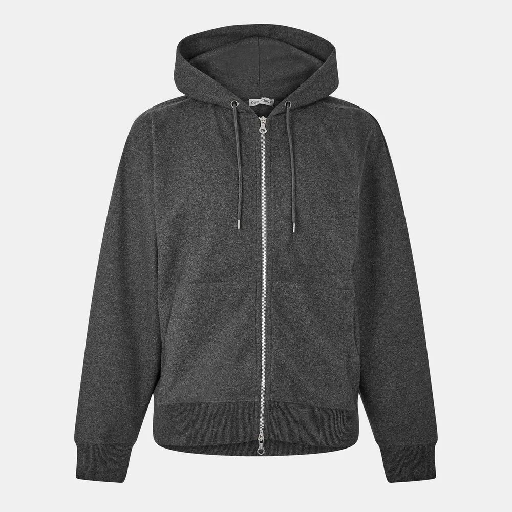 Our Legacy Men's Zip Hoodie in Charcoal – Clothing