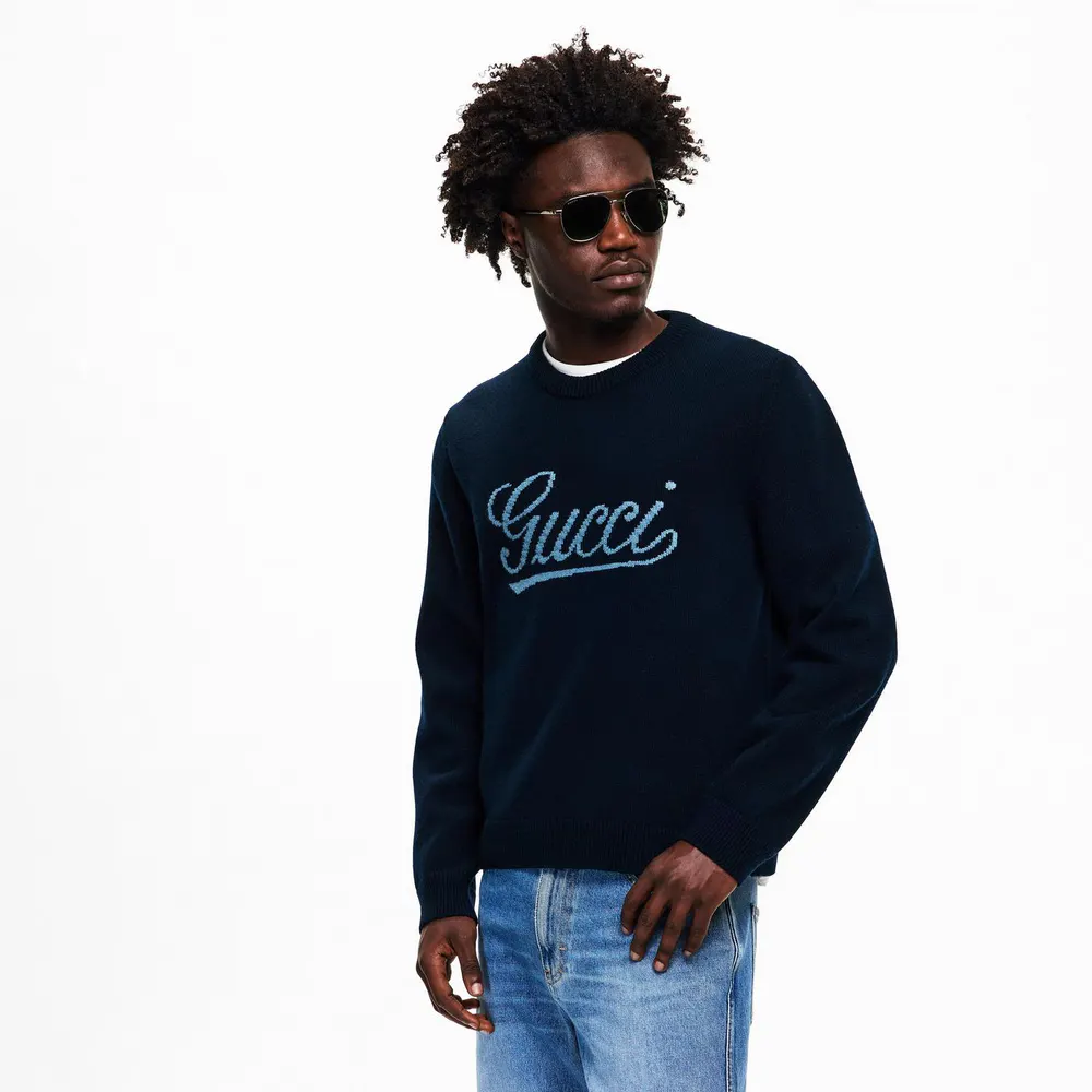 Gucci Men's Long Sleeve Crew Neck Jumper detail 3