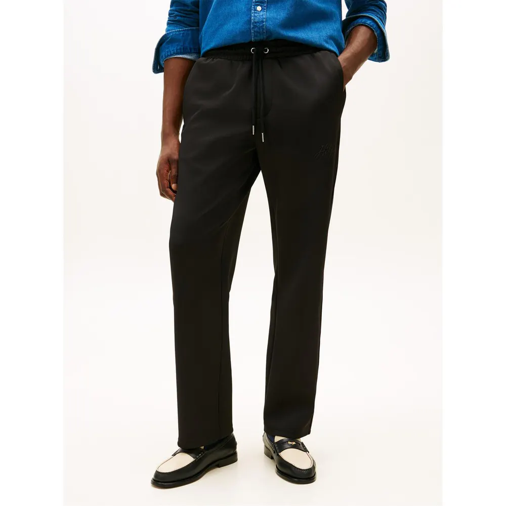 Tommy Hilfiger Men's Open Hem Fleece Joggers detail 2
