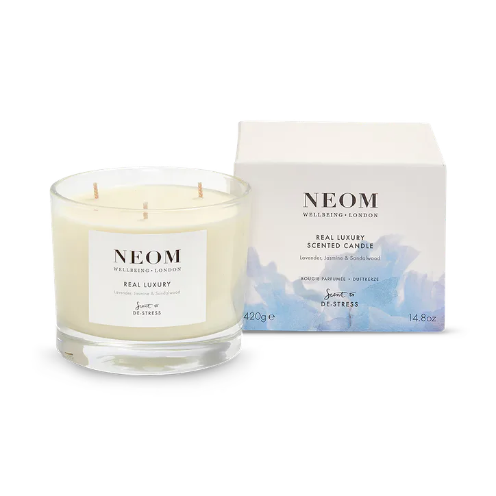 NEOM Real Luxury Scented Candle 3 Wicks 420G