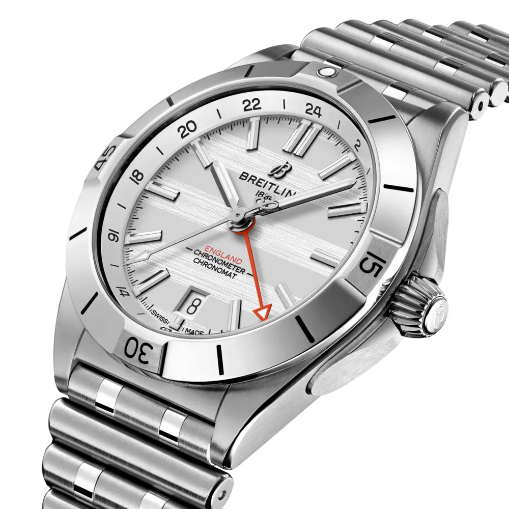 Breitling Chronomat GMT Six Nations England Limited Edition 40mm Mens Watch detail 3