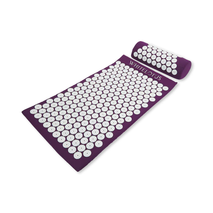 White Lotus Beauty Premium Acupressure Mat & Pillow Set