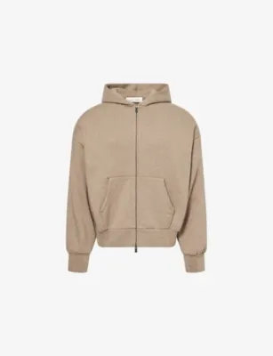 FEAR OF GOD ESSENTIALS Always On Zip-Up Cotton-Blend Hoody