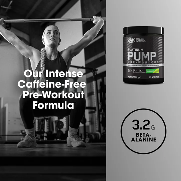 Optimum Nutrition Platinum Pump Pre-workout Lemon Lime 380g detail 3
