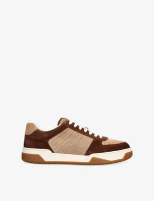 VALENTINO GARAVANI Sparry Suede Trainers - EUR 44 / 10 UK MEN in MID BROWN – Mens | Trainers | Lace up trainers