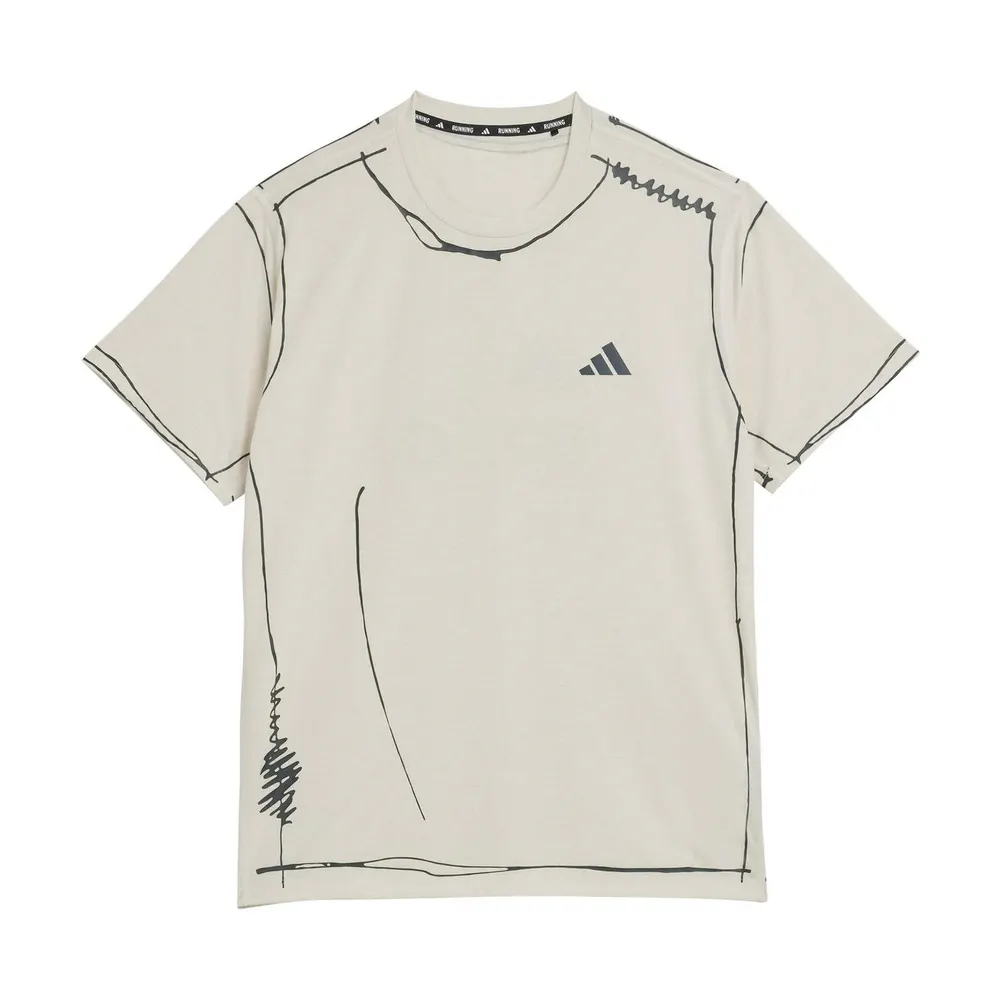 Adidas Originals x SFTM Mens Running Unitefit T-Shirt in Halo Ivory – Clothing