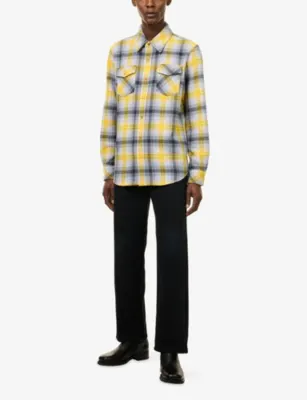 GODS TRUE CASHMERE Alchemy Gemstone-Embellished Cashmere Shirt in CINDER, additional product view 2