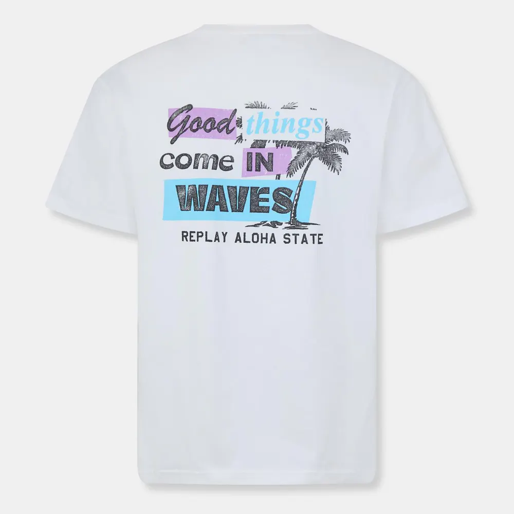 Replay Men's Aloha State T-Shirt detail 2