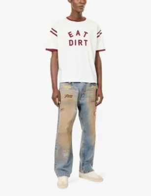 DUKE & DEXTER Eat Dirt Vintage Cotton T-Shirt detail 2