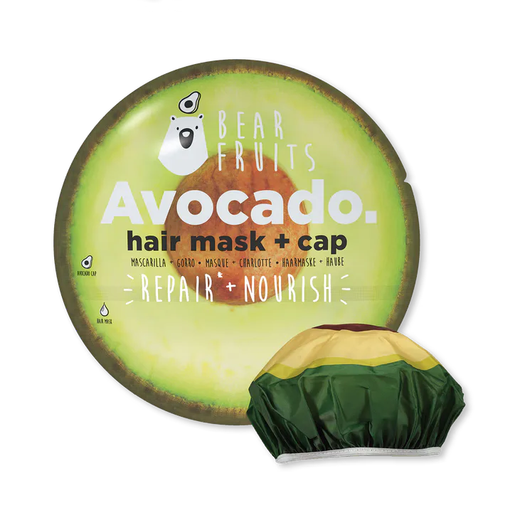 Bear Fruits Hair Mask & Cap Avocado 20 ML