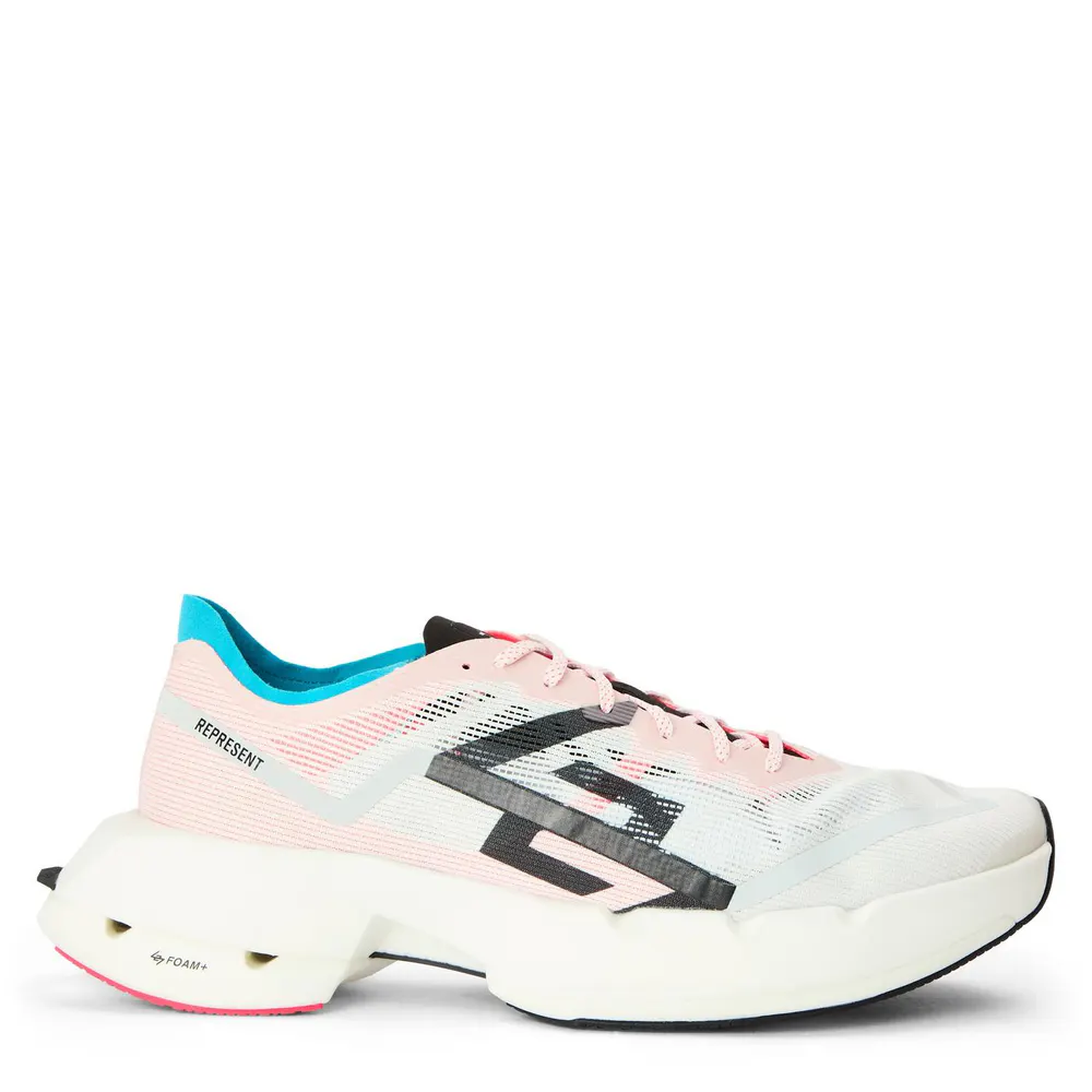 Represent 247 Men's Fast Neutral Running Shoes in White/Black – Footwear
