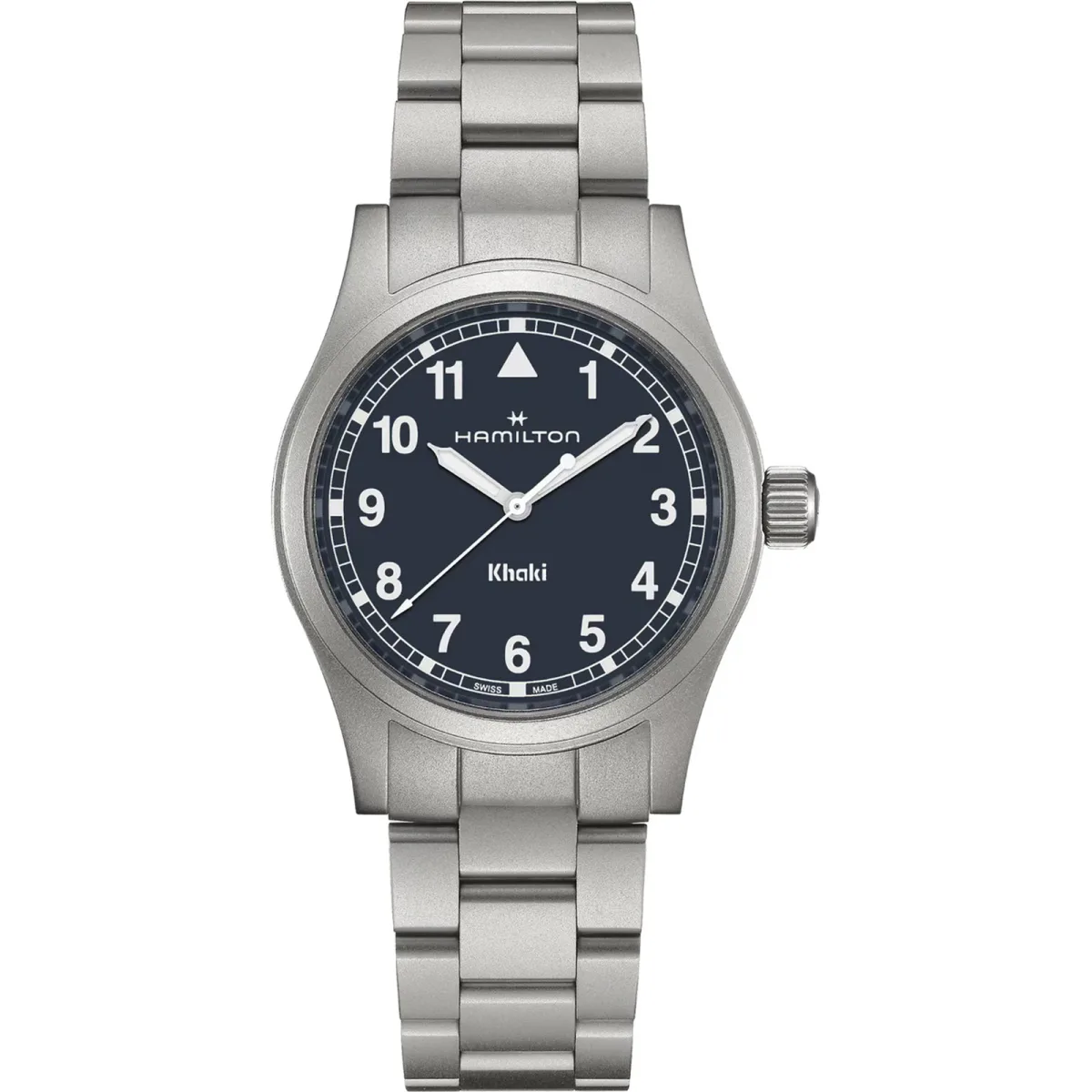 Hamilton Khaki Field Quartz 38mm Unisex Watch Blue