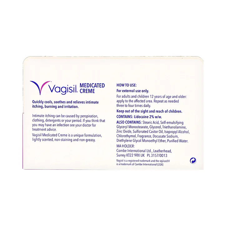 Vagisil Medicated Creme 30g detail 2
