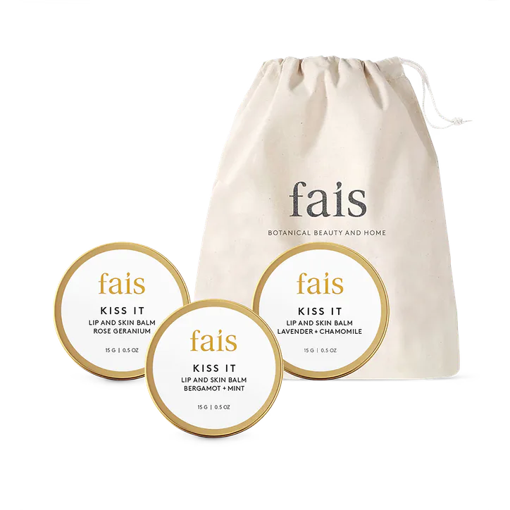 Fais Kiss It Lip & Skin Balm Set of 3