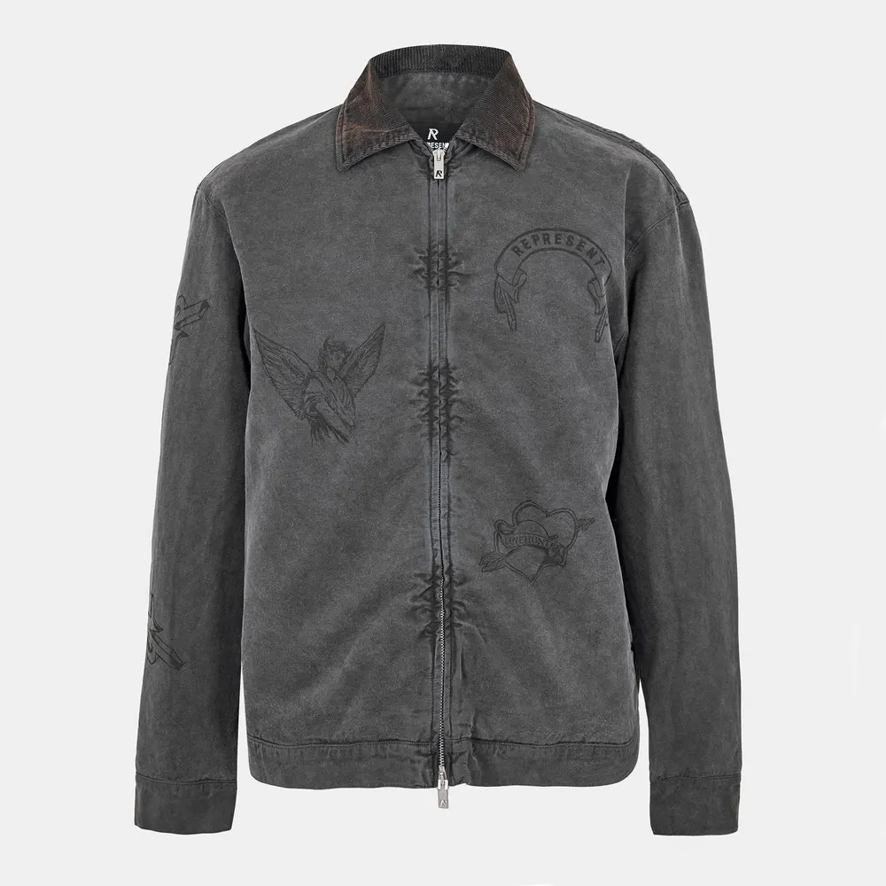 Represent Mens Legacy Harrington Jacket