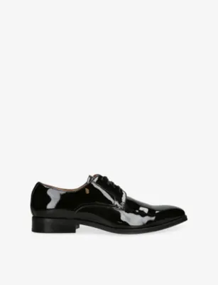 STEVE MADDEN Parscal Patent-Leather Lace-Up Shoes - EUR 42 / 8 UK MEN in BLACK – Mens | Smart shoes | Derby shoes