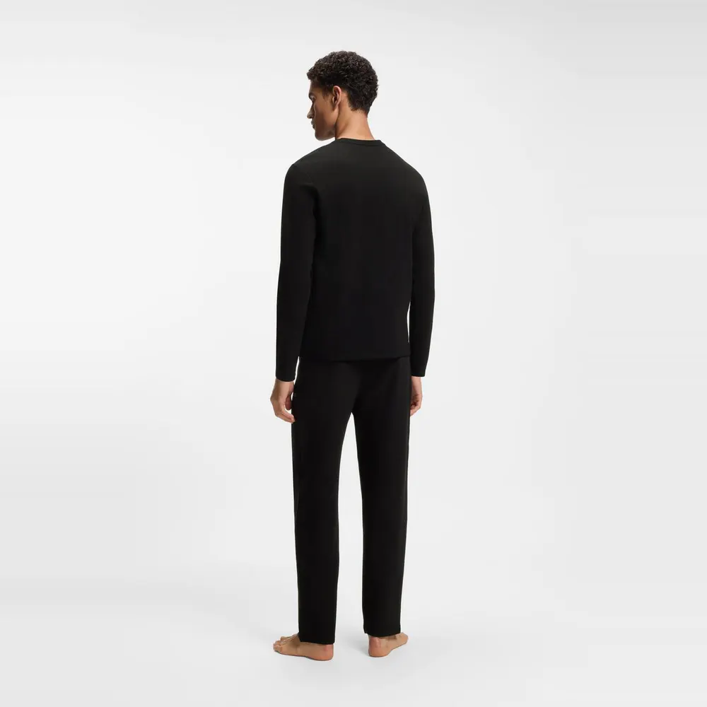 Boss Men's Cotton Long-Sleeve T-Shirt detail 3
