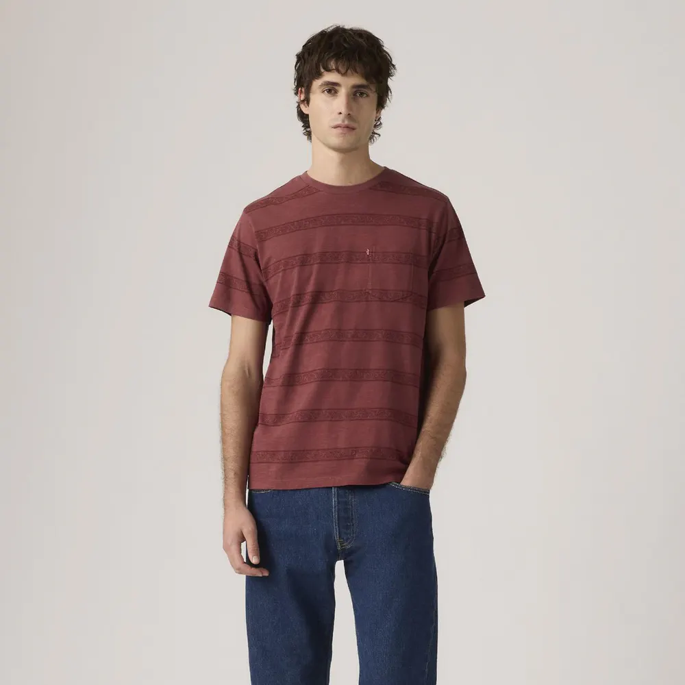 Levis Men's Classic Pocket Cotton Short-Sleeve Crew-Neck T-Shirt detail 2