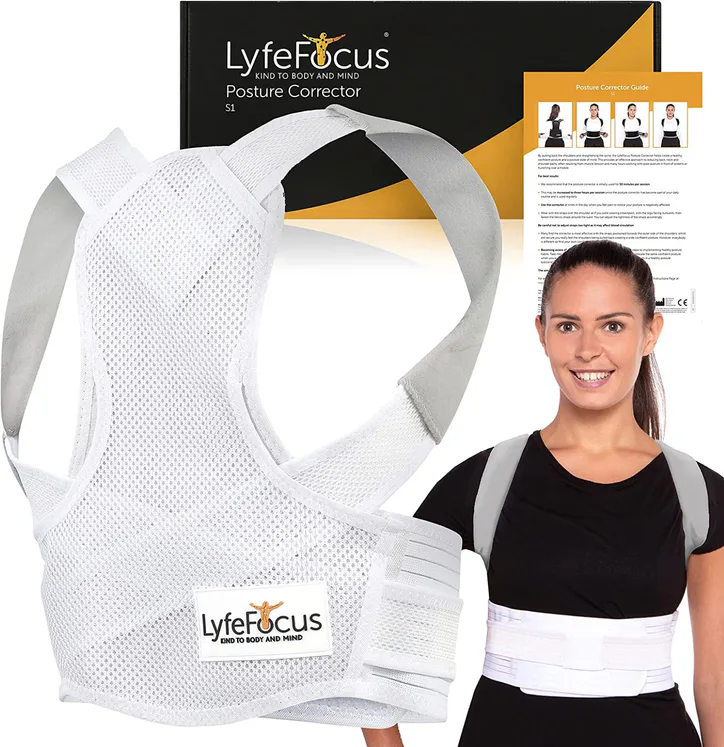 Lyfe Focus LyfeFocus Posture Corrector Black Medium, additional product view 3
