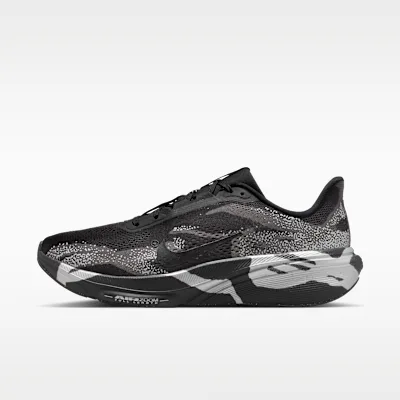 Nike Pegasus 42 Men's Road-Running Shoes - Black/Medium Ash/Metallic Silver/Black