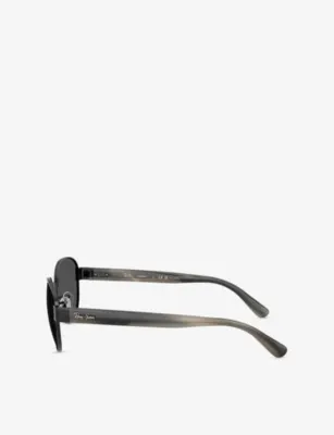 RAY-BAN RB3766CH Round-Frame Acetate Sunglasses detail 3