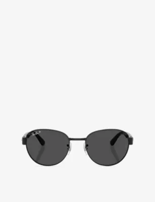 RAY-BAN RB3766CH Round-Frame Acetate Sunglasses
