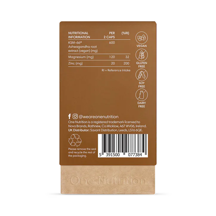 One Nutrition Ashwagandha - 60 Capsules detail 2