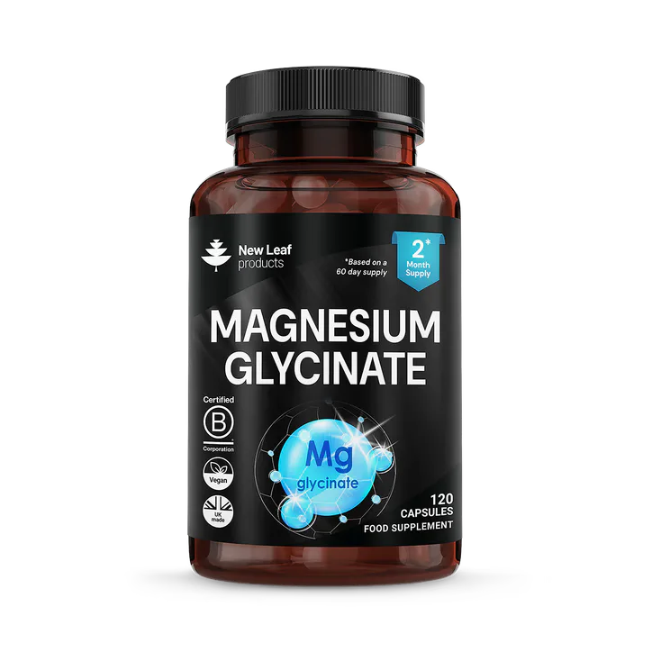 New Leaf Products Magnesium Glycinate 120 Capsules