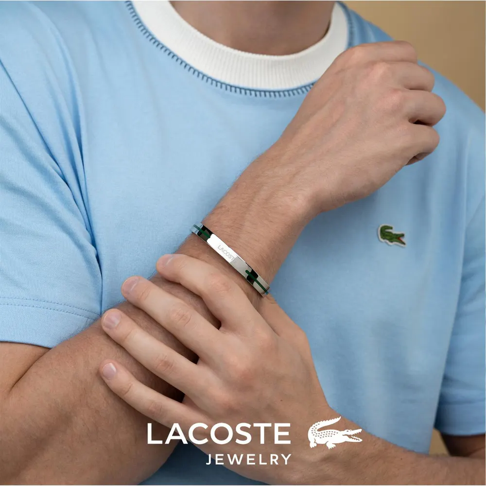 Lacoste Mens Adventurer Bangle Bracelet detail 3