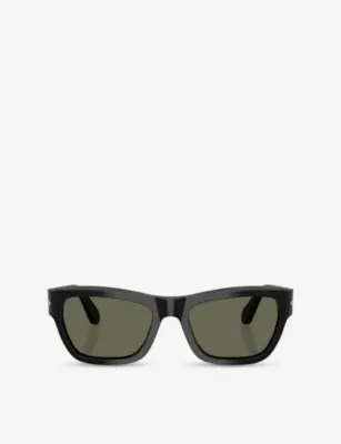PERSOL PO0091S Butterfly-Frame Acetate Sunglasses
